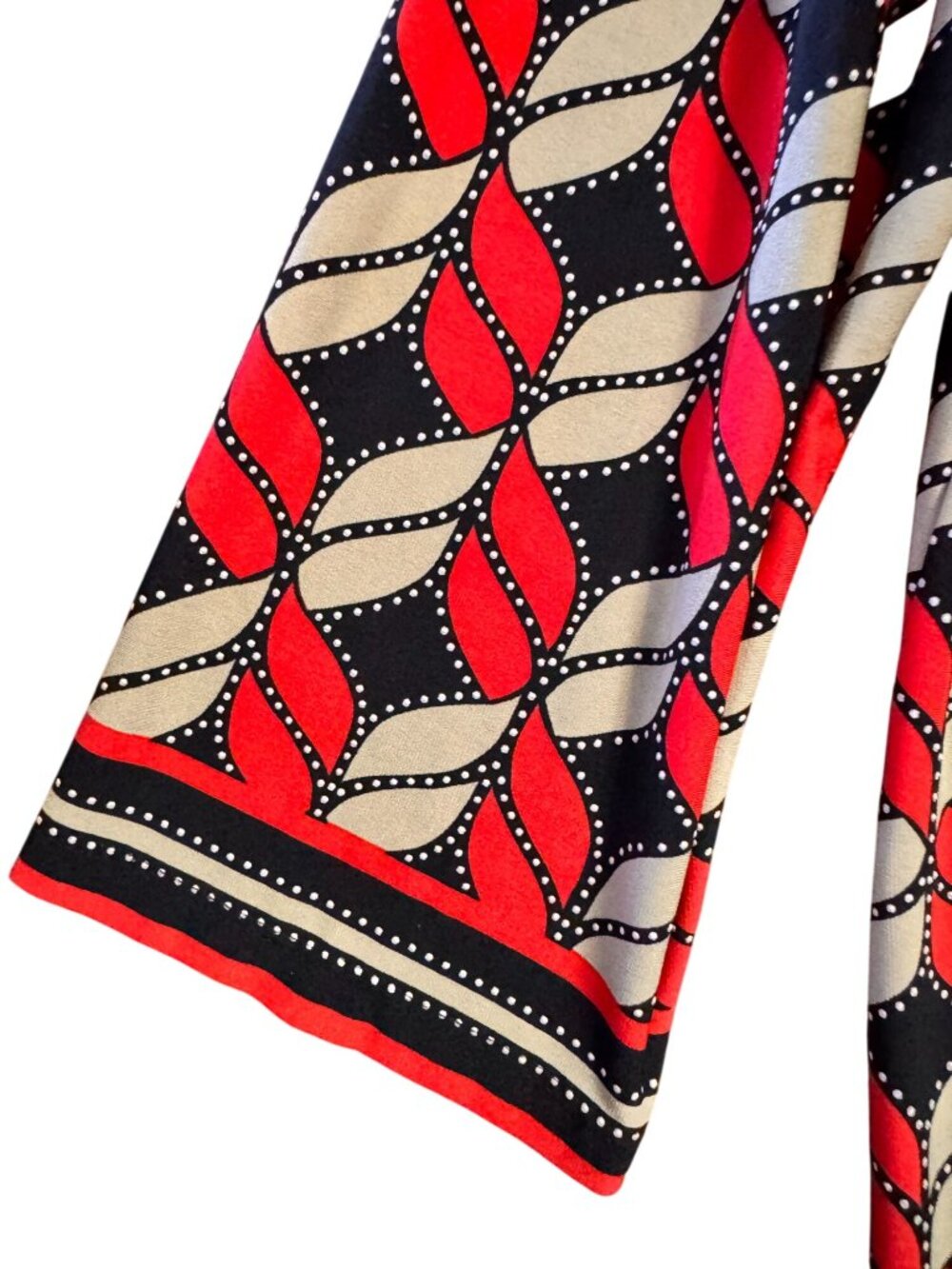 Ruby Rd. Geometric Print 3/4 Sleeve Tunic Top - M - Picture 8 of 11